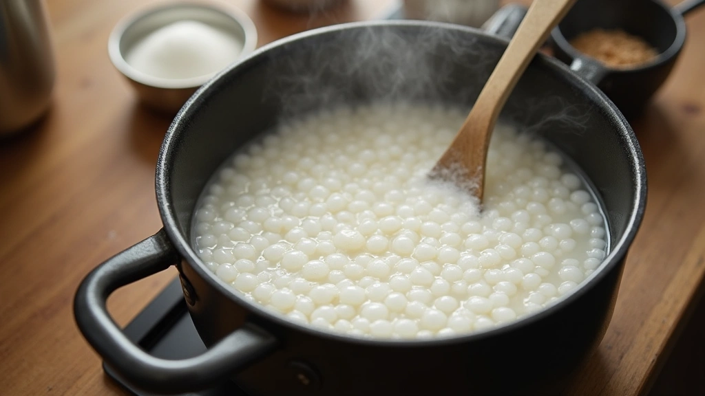 Blue Hawaii Bubble Tea Ingredients You Need to Try - Step 3: Cook Tapioca Pearls