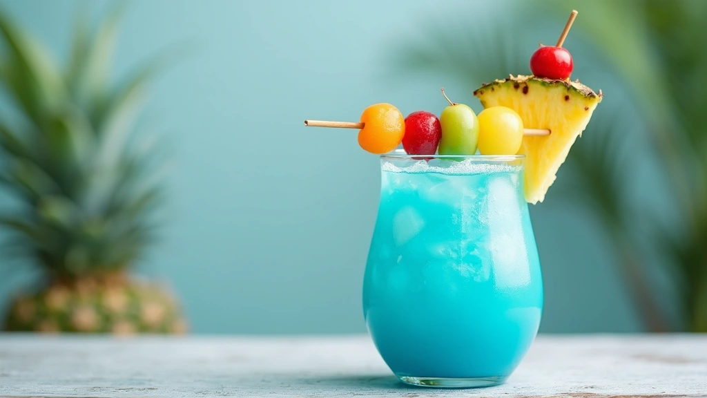 Blue Hawaii Bubble Tea Ingredients You Need to Try - Step 6: Add Garnishes
