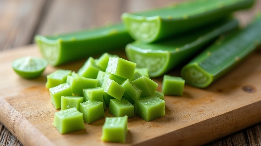 Bubble Tea Without Tapioca Pearls – 3 Delicious Alternatives - Step 2: Prepare Aloe Vera Cubes