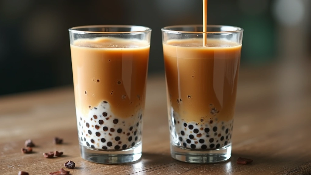 Coffee Bean Bubble Tea Drink – A Fusion of Coffee and Boba - Step 4: Assemble the Drink