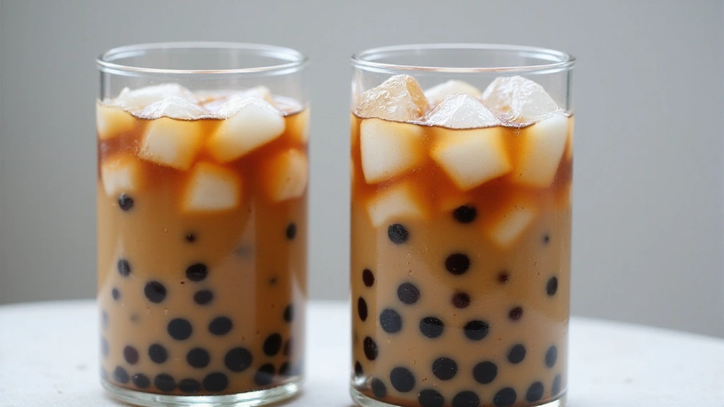 Coffee Bean Bubble Tea Drink – A Fusion of Coffee and Boba - Step 5: Add Ice