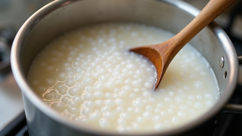 DIY Bubble Tea Without Milk – Perfect for Vegans - Step 3: Cook Tapioca Pearls