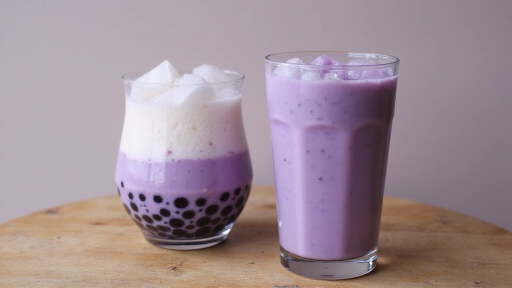 Easy Taro Bubble Tea Recipe You Can Make at Home - Step 6: Assemble Taro Bubble Tea