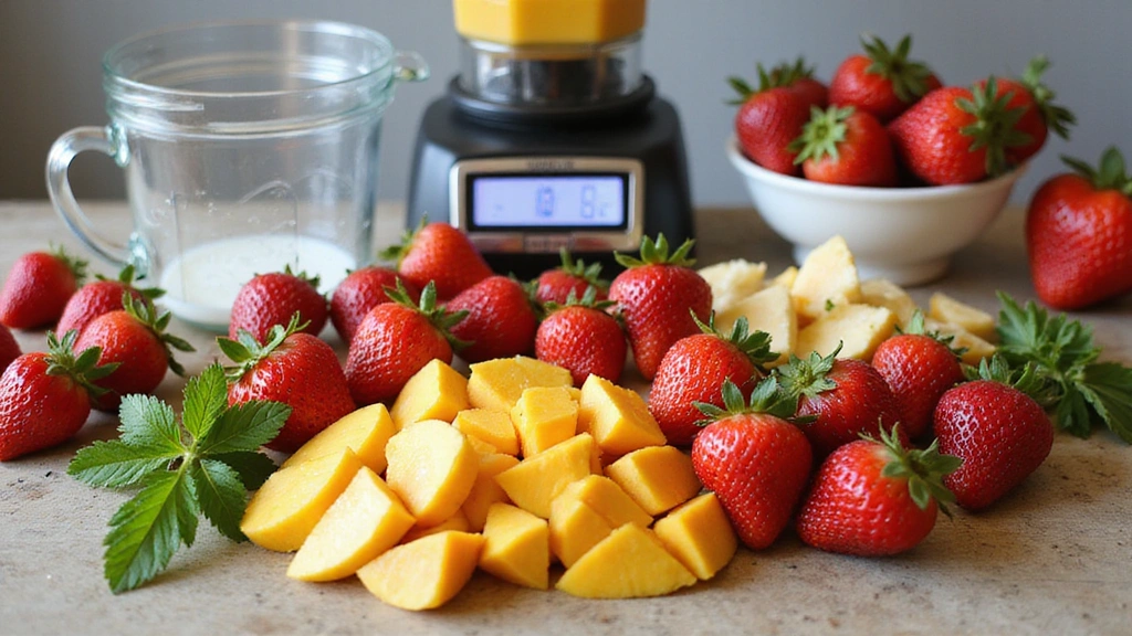 Fruit Bubble Tea Recipe – Fresh, Fruity, and Fun to Make - Step 1: Prepare Ingredients