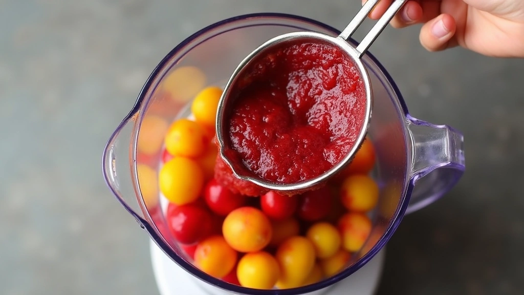 Fruit Bubble Tea Recipe – Fresh, Fruity, and Fun to Make - Step 4: Blend the Fruit Puree