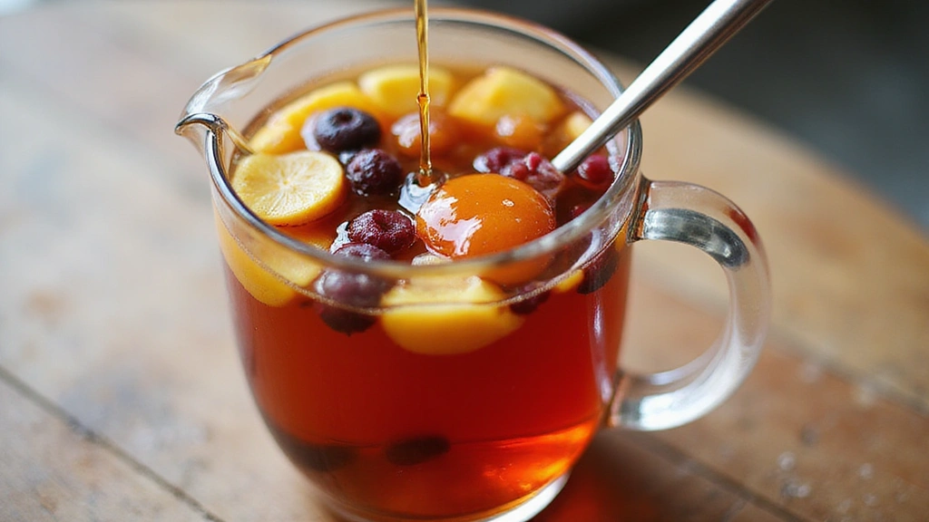 Fruit Bubble Tea Recipe – Fresh, Fruity, and Fun to Make - Step 5: Combine Tea and Fruit Puree