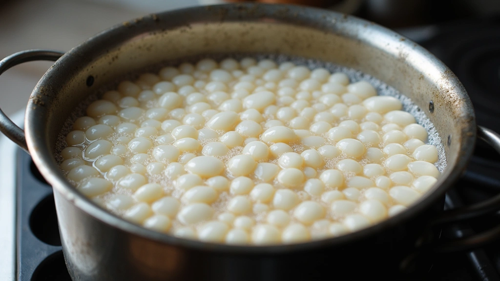 Gong Cha Bubble Tea Flavors Ranked by Popularity - Step 3: Cook the Tapioca Pearls