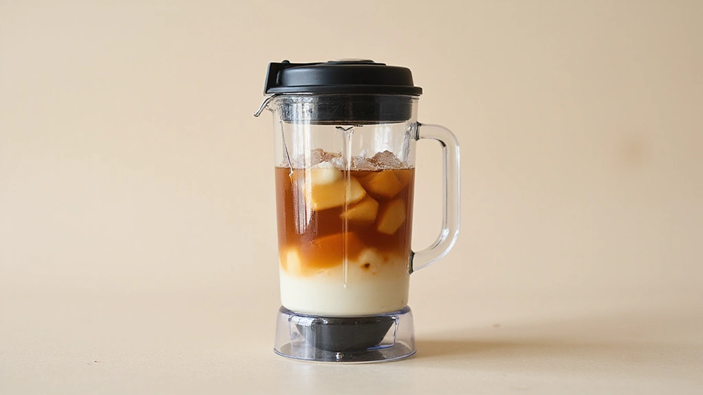 Gong Cha Bubble Tea Flavors Ranked by Popularity - Step 5: Combine Ingredients in Blender