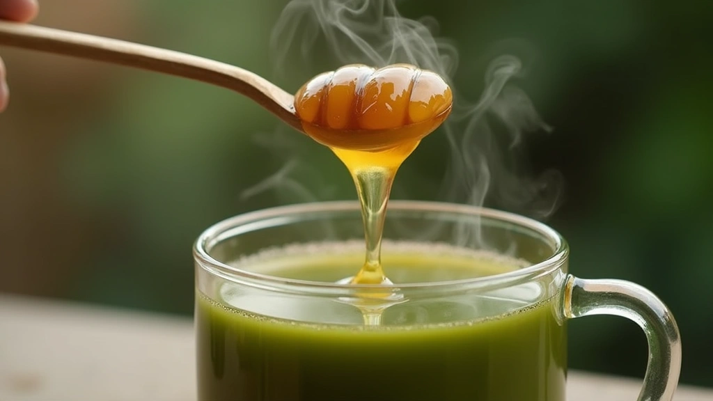 Green Tea Bubble Tea Recipe for a Fresh Energy Boost - Step 4: Sweeten the Tea