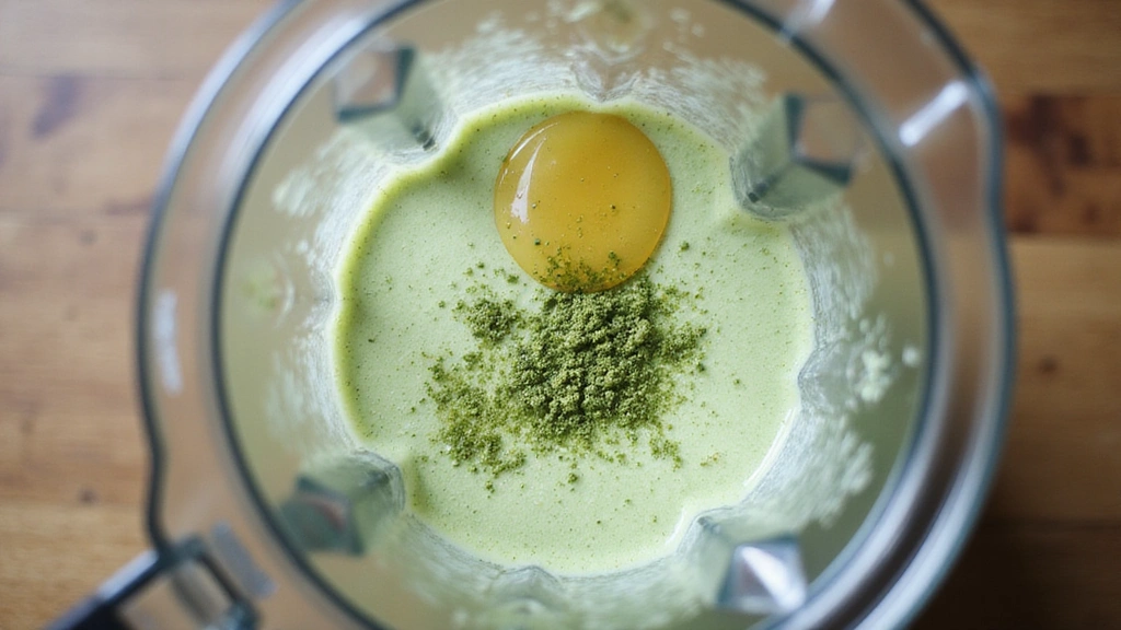 Healthy Matcha Bubble Milk Tea Recipe for Wellness Lovers - Step 4: Blend Matcha and Milk