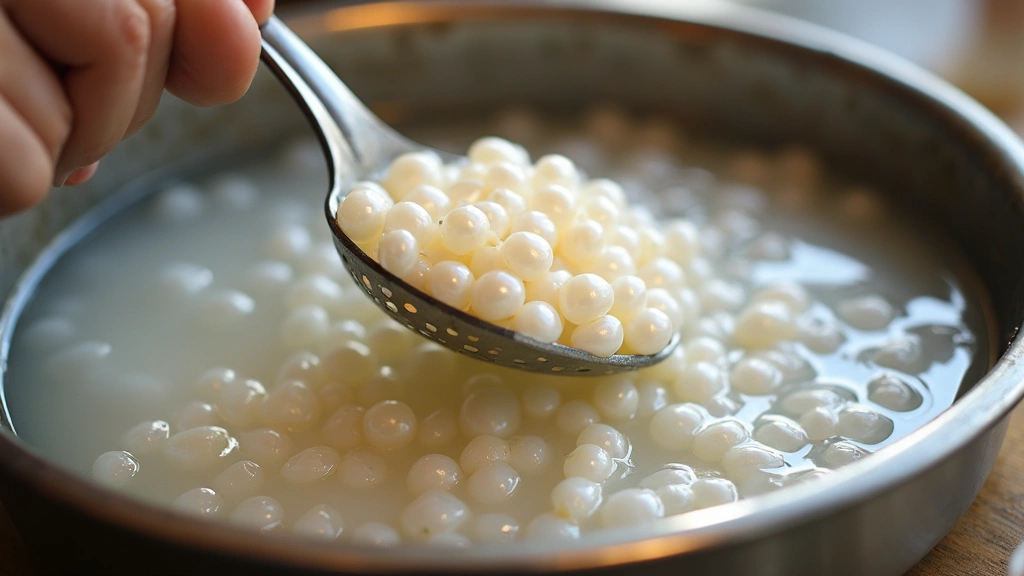 How to Make Tapioca Pearls for Bubble Tea at Home - Step 7: Cool the Pearls