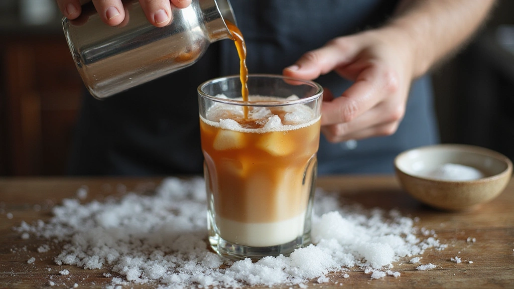 Iced Bubble Tea with Toppings – Cool, Sweet & Trendy - Step 5: Mix the Tea Base