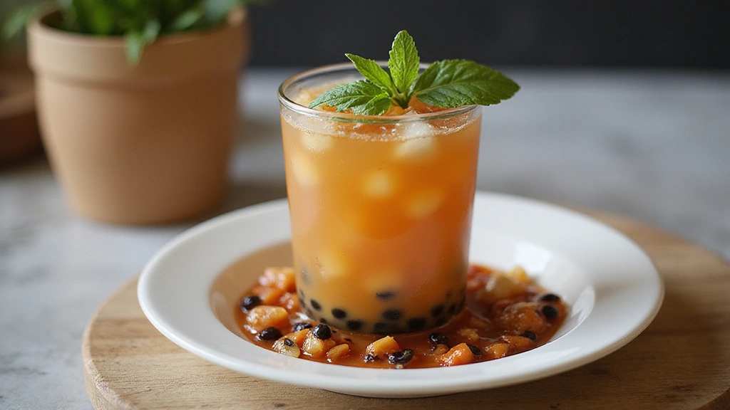 Iced Bubble Tea with Toppings – Cool, Sweet & Trendy