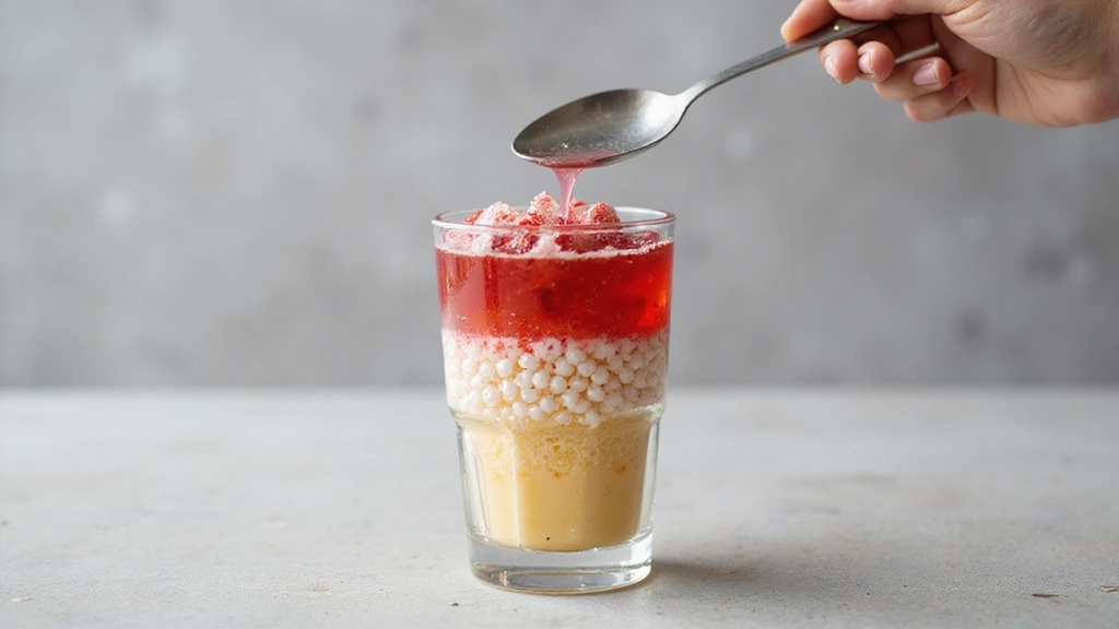 Iced Bubble Tea with Toppings – The Ultimate Chill Drink - Step 5: Layer the Toppings