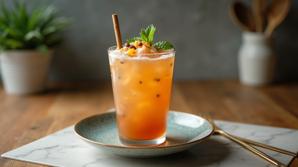 Iced Bubble Tea with Toppings – The Ultimate Chill Drink
