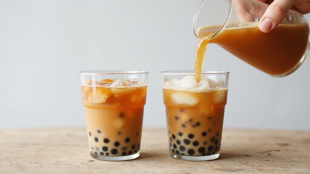 Instant Thai Tea Bubble Tea Recipe You Can Make in 5 Minutes - Step 4: Assemble the Bubble Tea