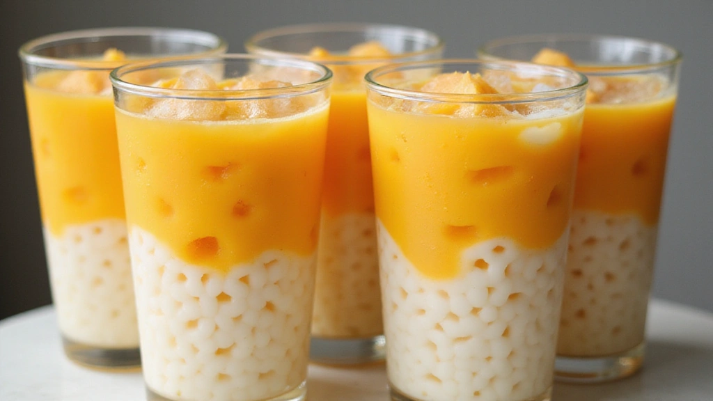 Mango Bubble Tea with Ice – Tropical Summer Drink Recipe - Step 4: Assemble the Drink