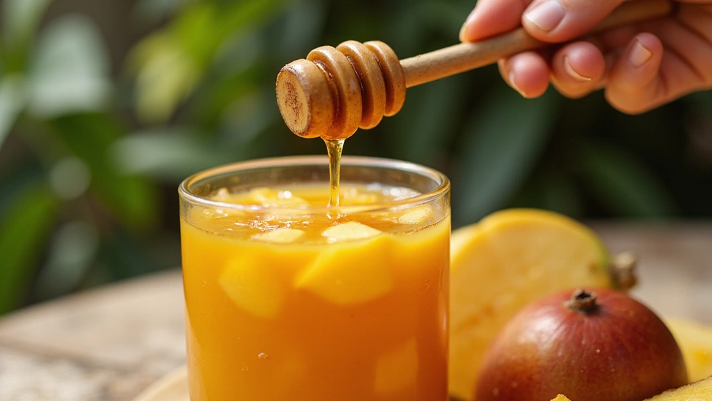 Mango Bubble Tea with Ice – Tropical Summer Drink Recipe - Step 5: Add Finishing Touches