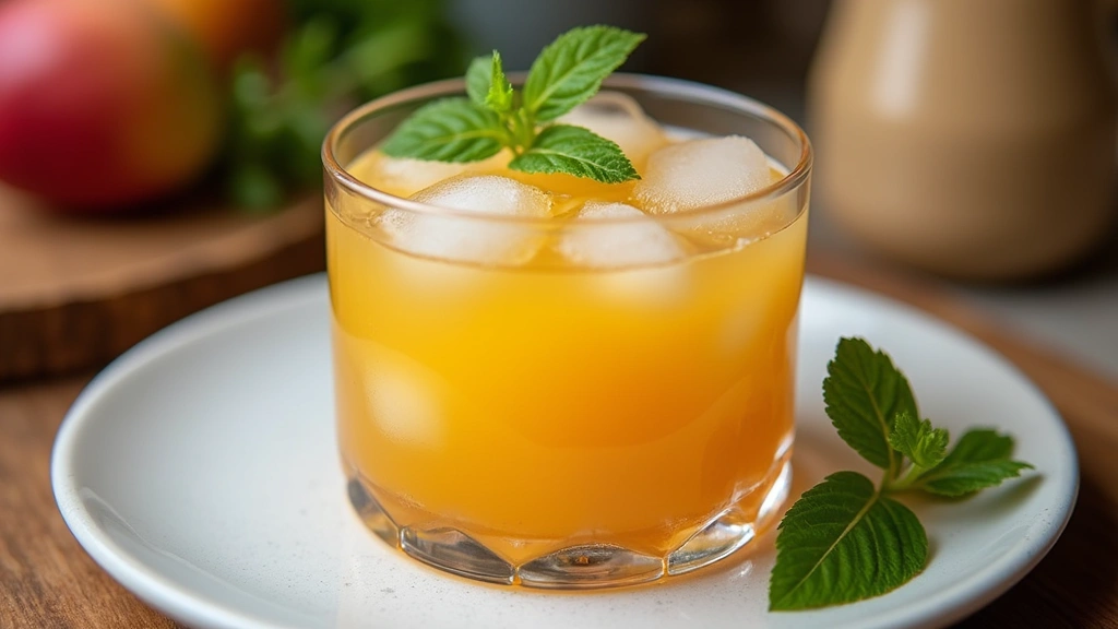 Mango Bubble Tea with Ice – Tropical Summer Drink Recipe