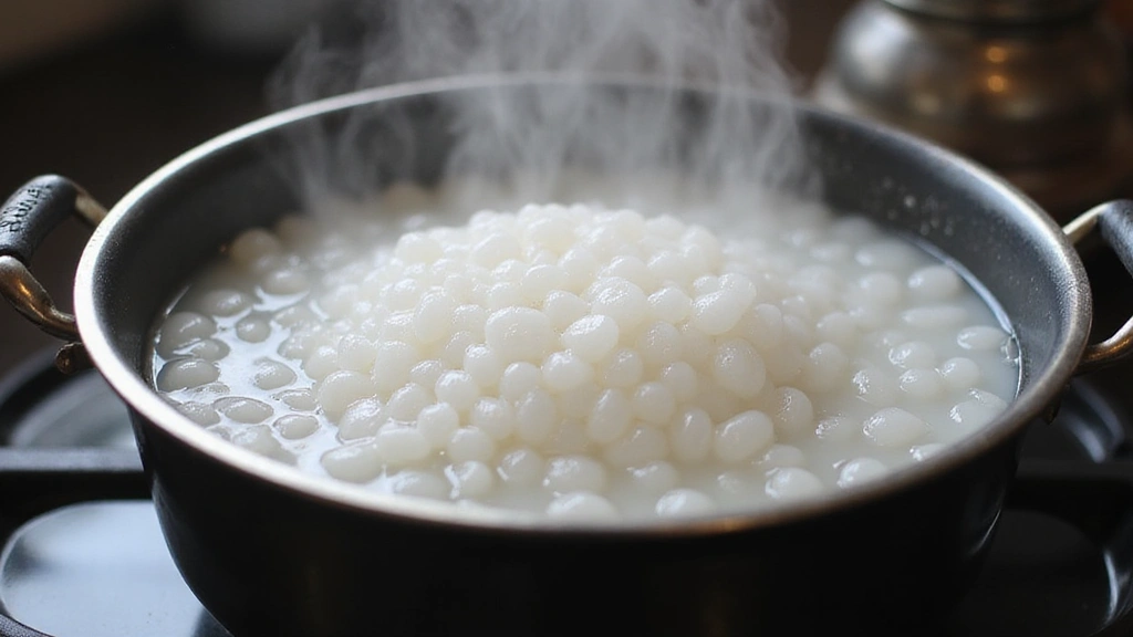 Mango Milk Bubble Tea Recipe That Tastes Like Paradise - Step 2: Cook Tapioca Pearls
