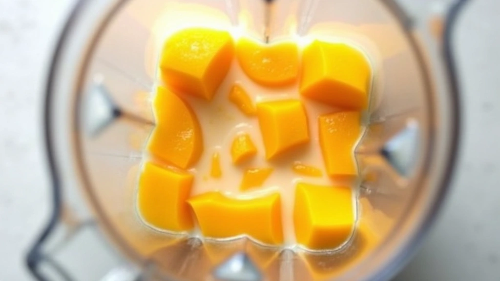 Mango Milk Bubble Tea Recipe That Tastes Like Paradise - Step 3: Make Mango Puree