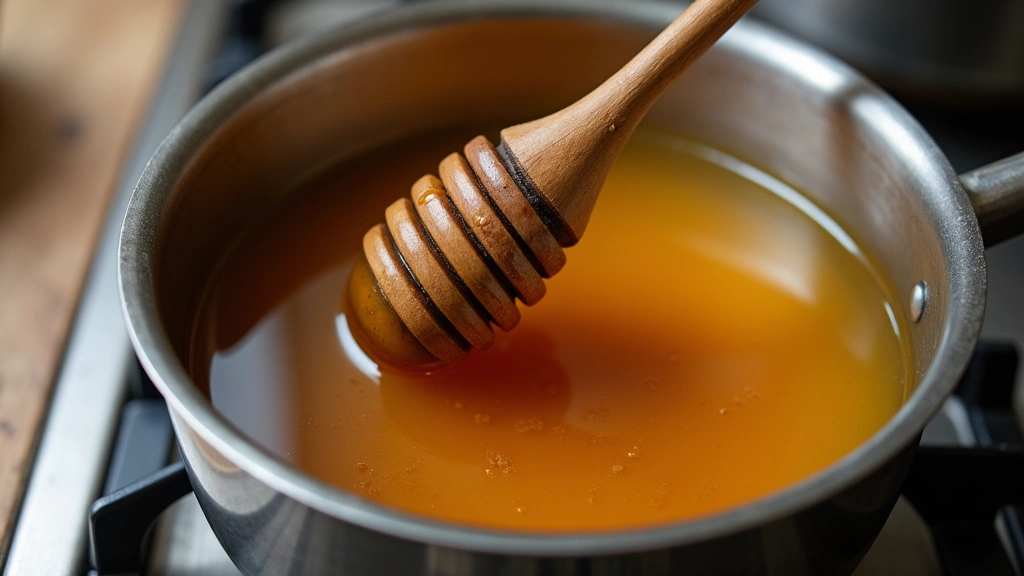 Orange Blossom Honey Bubble Tea Recipe for Tea Enthusiasts - Step 4: Prepare Honey Syrup