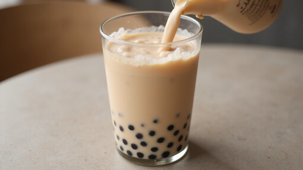 Orange Blossom Honey Bubble Tea Recipe for Tea Enthusiasts - Step 7: Add Tapioca Pearls