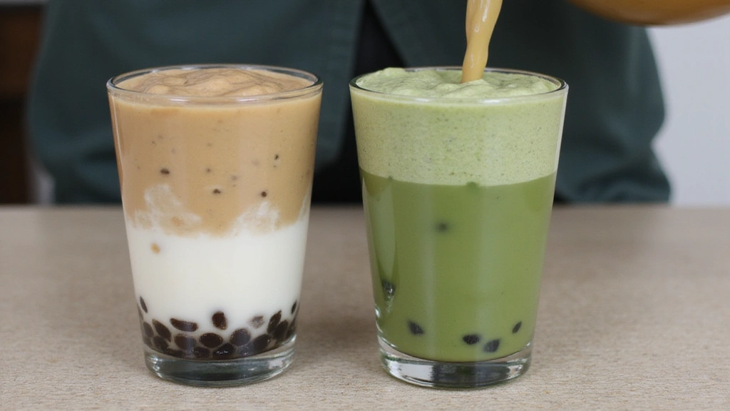 Purple and Green Bubble Tea Combo You Have to See - Step 5: Combine Ingredients