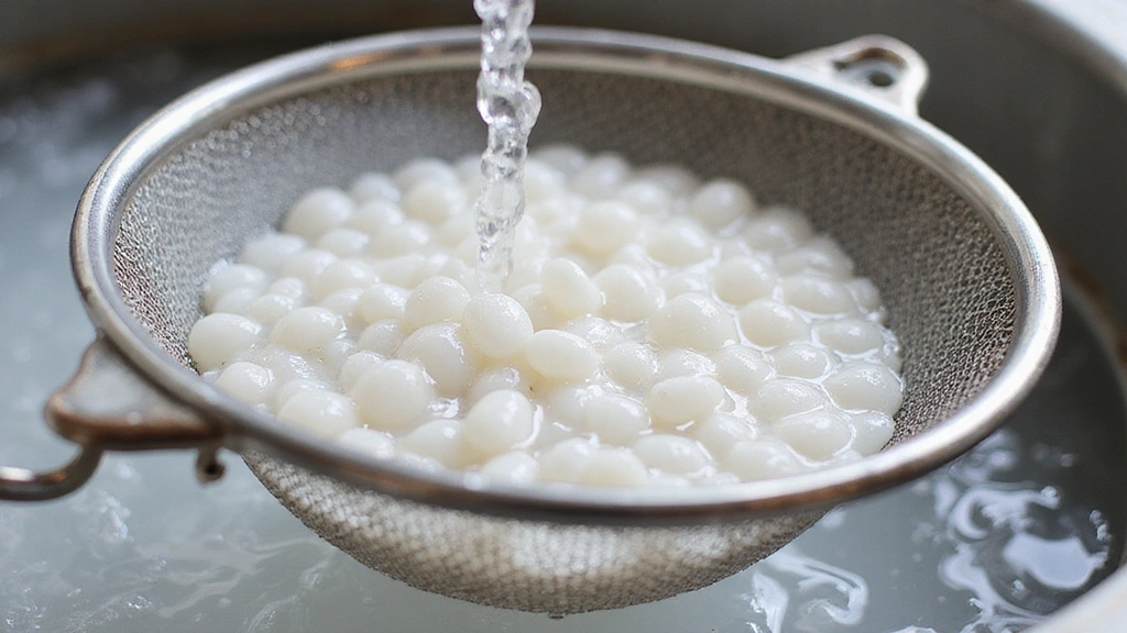 Strawberry Almond Milk Bubble Tea – Dairy-Free & Delicious - Step 4: Sweeten the Pearls