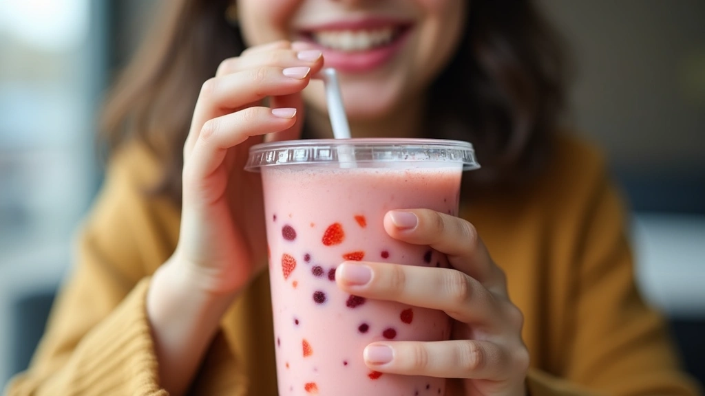 Strawberry Almond Milk Bubble Tea – Dairy-Free & Delicious - Step 8: Enjoy