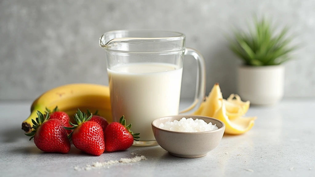 Strawberry Banana Bubble Tea Recipe That Tastes Like Summer - Step 1: Prepare Ingredients