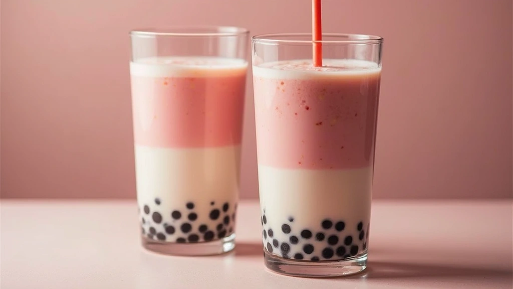 Strawberry Bubble Tea with Straw – The Perfect Aesthetic Drink - Step 6: Assemble the Drink