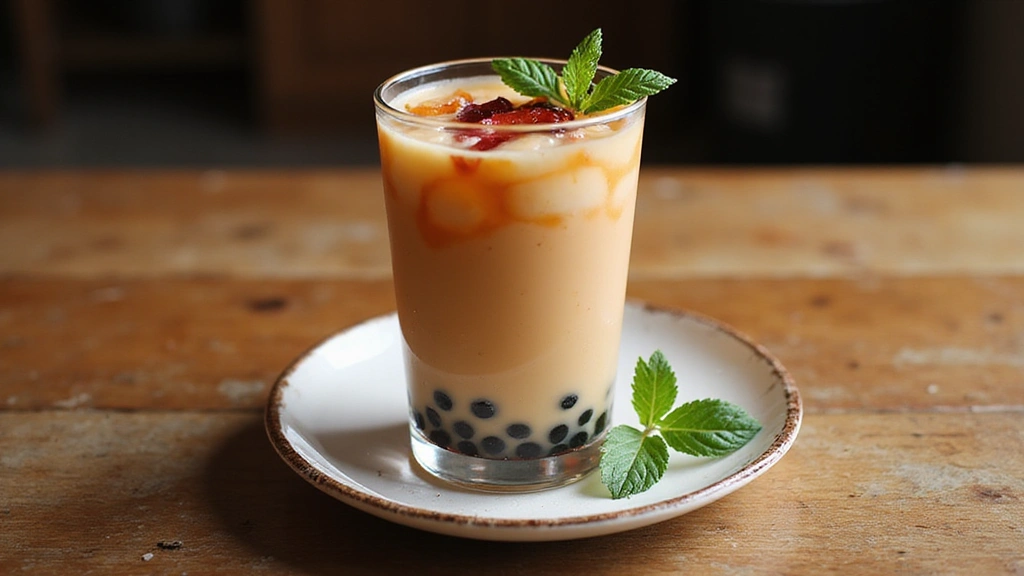 Taiwanese Bubble Tea with Fresh Fruits (Authentic Recipe)