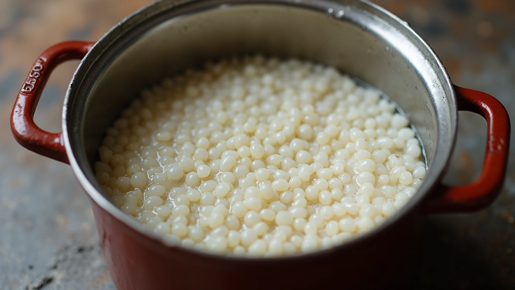 Tapioca Pearls Recipe for Bubble Tea – Soft & Chewy Every Time - Step 5: Simmer the Pearls