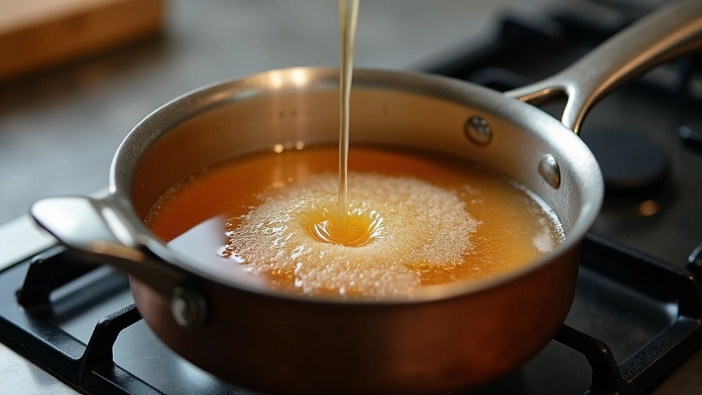 Tapioca Pearls Recipe for Bubble Tea – Soft & Chewy Every Time - Step 7: Prepare Sugar Syrup