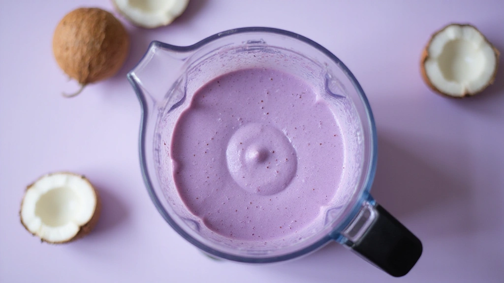 Taro Pearls Bubble Tea Recipe That’s Creamy and Sweet - Step 5: Blend Taro Base