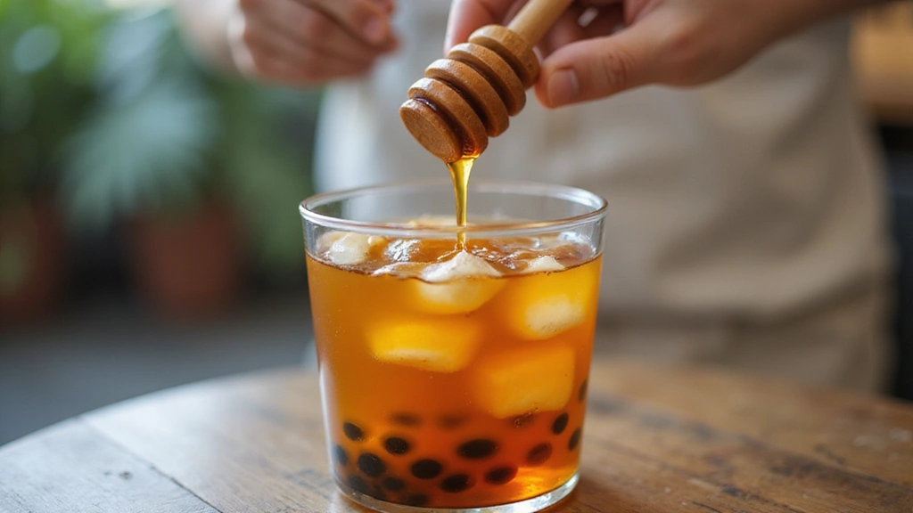 Taro Pearls Bubble Tea Recipe That’s Creamy and Sweet - Step 7: Sweeten to Taste