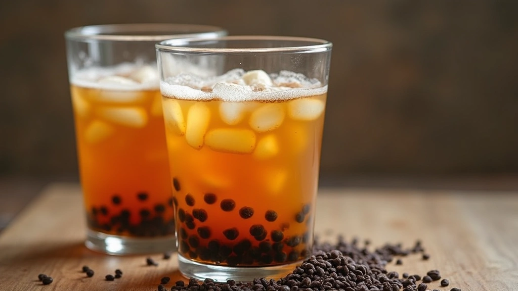 The Best Bubble Tea Recipe with Popping Boba (Fun & Easy!) - Step 3: Prepare the Glasses