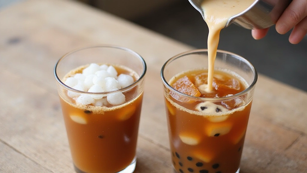Two Glasses of Bubble Tea – Cute Aesthetic Drink Photos Idea - Step 5: Assemble Bubble Tea
