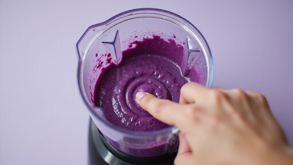 Ube Bubble Tea Recipe That’s Instagram-Worthy - Step 4: Blend Ube Base