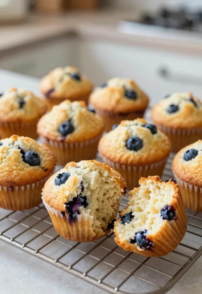 10 Buttermilk Dessert Recipes for Soft Tangy Sweet Treats - 9. Buttermilk Muffins with Blueberries