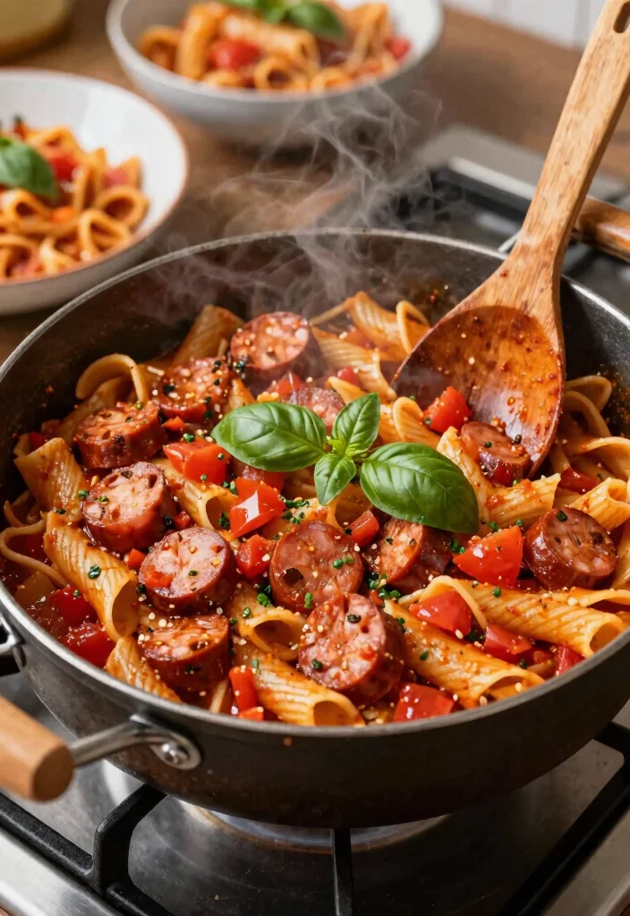 10 Chorizo Dinner Recipes for Easy Bold Weeknight Flavor - 3. One-Pot Chorizo Pasta