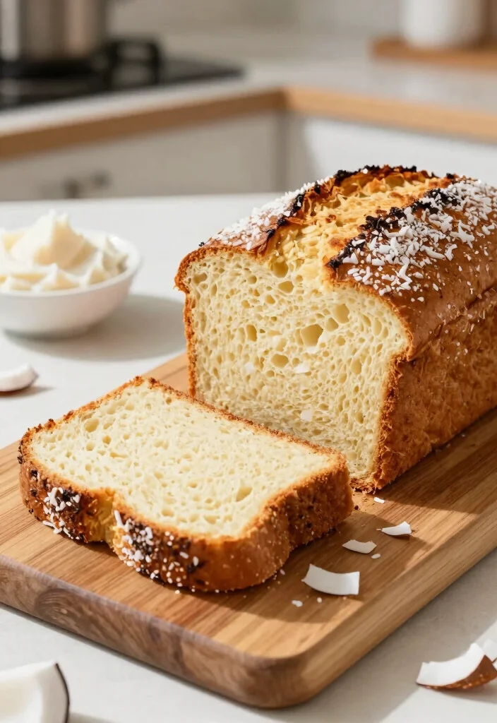 10 Easy Dessert Bread Recipes for Soft Sweet Homemade Loaves - 5. Coconut Flour Bread