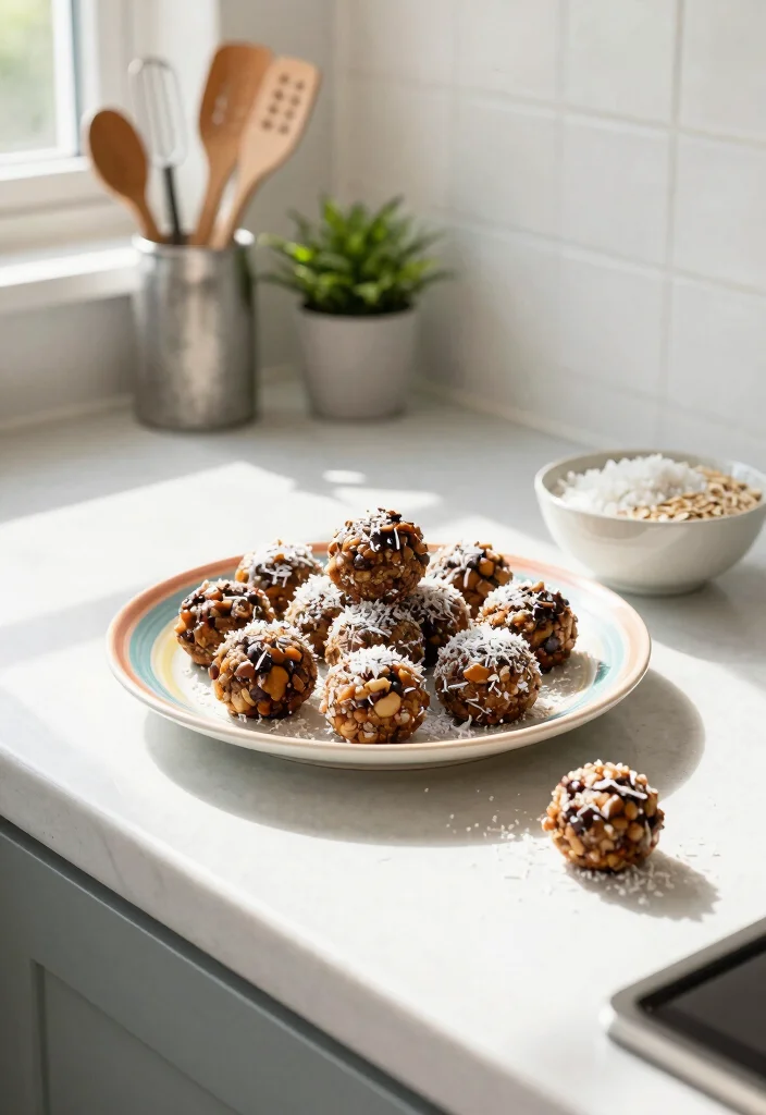 10 Healthy Date Recipes for Simple Naturally Sweet Snacks - 2. Coconut Date Energy Bites