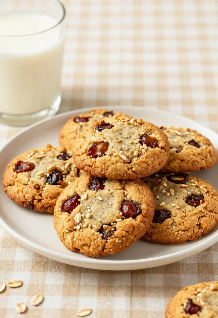 10 Healthy Date Recipes for Simple Naturally Sweet Snacks - 7. Date and Oatmeal Cookies