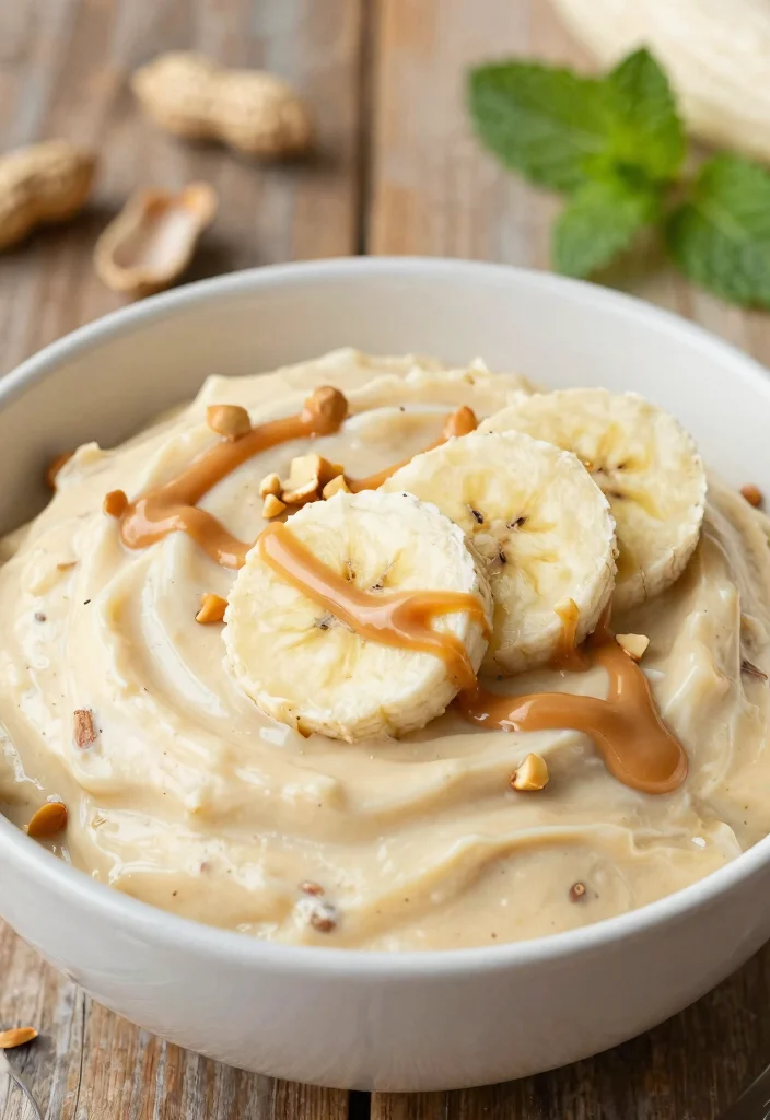10 Healthy Ninja Creami Recipes for Light Easy Frozen Treats - 1. Creamy Banana Peanut Butter Delight