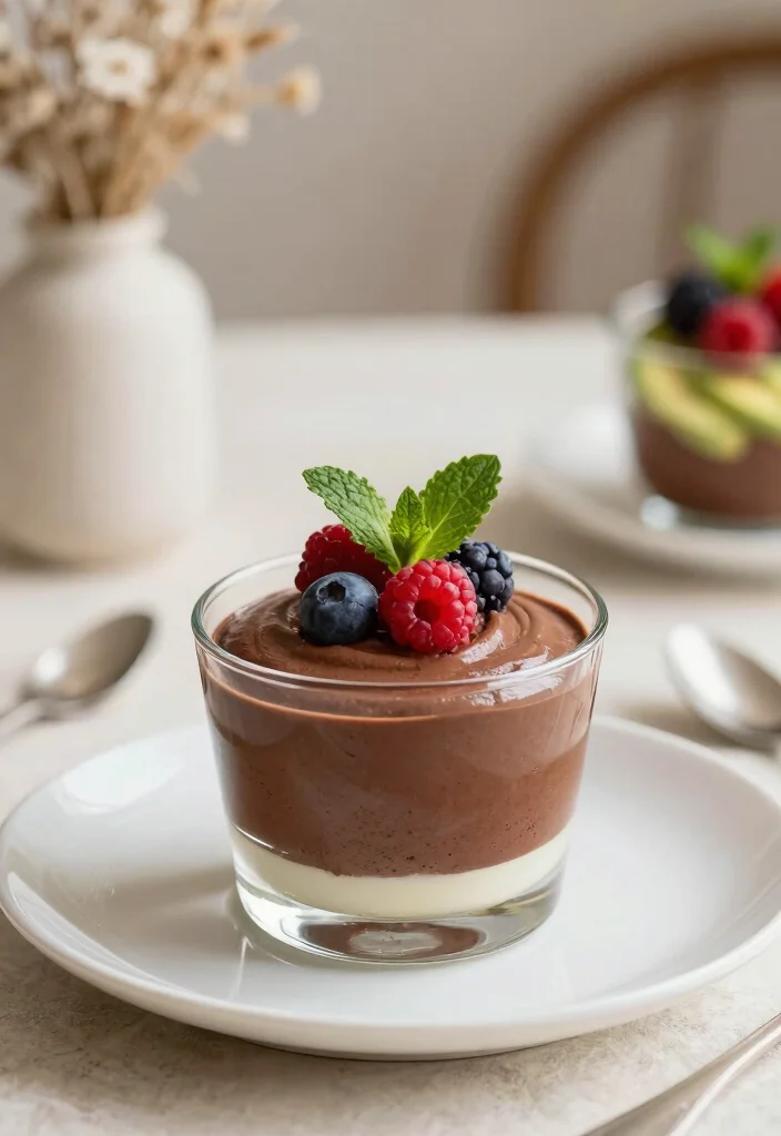 10 Healthy Ninja Creami Recipes for Light Easy Frozen Treats - 4. Chocolate Avocado Mousse
