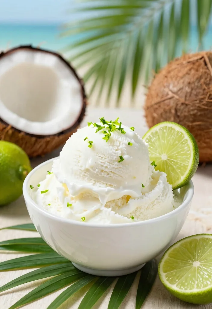 10 Healthy Ninja Creami Recipes for Light Easy Frozen Treats - 5. Coconut Lime Sorbet