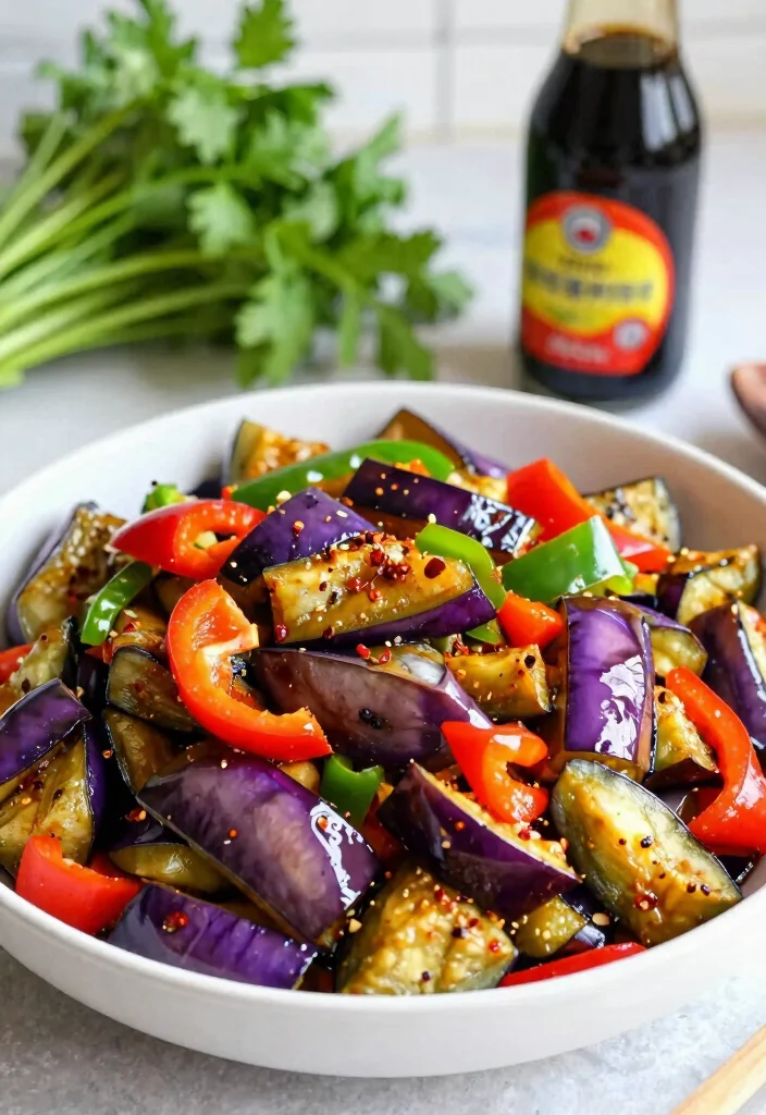 10 Keto Eggplant Recipes for Simple Flavorful Low-Carb Dinners - 3. Spicy Eggplant Stir-Fry
