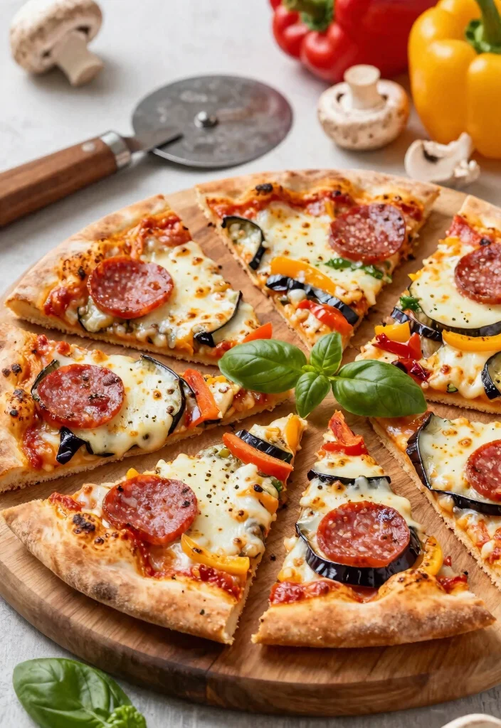 10 Keto Eggplant Recipes for Simple Flavorful Low-Carb Dinners - 4. Eggplant Pizza Slices